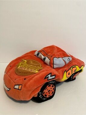 Disney Pixar Cars Lightning McQueen Micro Bead Soft Pillow Plush Stuffed Car Toy